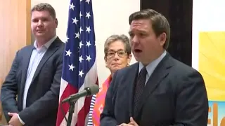 Florida Gov. Ron DeSantis talks COVID-19 pandemic in West Palm Beach