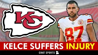 MAJOR Chiefs Injury News: Travis Kelce Hyperextends Knee & May Not Play vs Lions, Chris Jones Latest