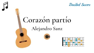 Corazon partio | Alexandro Sanz | Guitar tutorial with chords