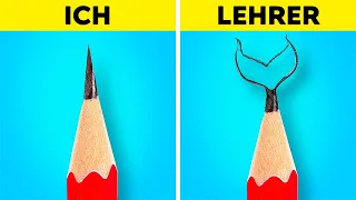 ICH VS. LEHRER IN DER SCHULE || DIY Schul-Hacks für schlaue Schüler auf 123 GO Like!