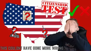 British Guy Tries The US Citizenship Test and FAILS....