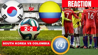 South Korea vs Colombia 2-2 Live Stream Friendly Football Match Today Score Highlights Vivo 한국  콜롬비아