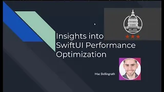 DC iOS: Insights into SwiftUI Optimization