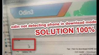 Odin Not Detecting Phone in Download Mode 100% FIX