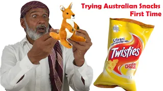 Tribal People Try Snacks From Australia