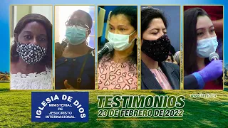 Testimonios 23 de febrero de 2022 - Iglesia de Dios Ministerial de Jesucristo Internacional