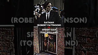 Batman (Robert Pattinson) vs Spider-Man (Tom Holland)