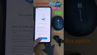 Realme TechLife T100 New Update ❤️#shortsvideo #TechLifeT100