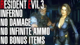 Resident Evil 3 Remake Inferno No Damage, No Bonus Items & No Infinite Ammo