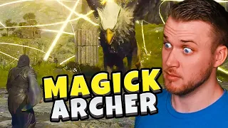 LOOK AT THAT AOE!! 🤩🐉 Dragon's Dogma 2 Magick Archer Vocation Gameplay Trailer | Reaction & Analysis
