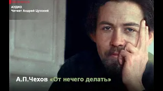 Аудио. А.П.Чехов «От нечего делать». Читает Андрей Цунский.