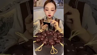 mukbang korean food Asmr|#full creamy cake||#Asmr Chinese eating show||#shor