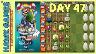 Plants vs Zombies 2 Holiday Mashup World Day 47 Easy (I, Zombie II)