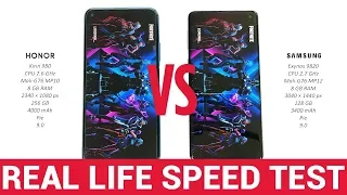 Honor 20 Pro vs Samsung Galaxy S10 - Real Life Speed Test! [Big Difference?]