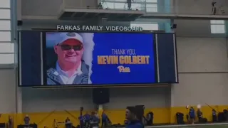 Pitt HC Pat Narduzzi Recognizes Retiring Steelers GM Kevin Colbert at Pro Day 3/21/22 | PSN, SN