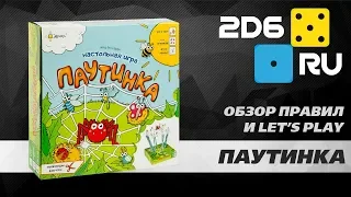 Детская настольная игра - Паутинка