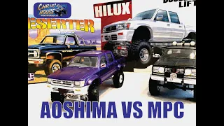 Aoshima Hilux vs MPC Deserter ... who builds the better truck?