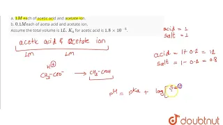 What is the `pH` of the solution when `0.20 mol` of `HCI` is added to `1L` of a solution contain...