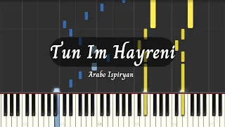 Tun Im Hayreni || Piano Tutorial