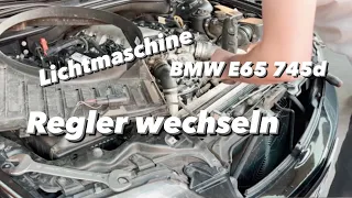 BMW 745d Generator Fehler / Regler tauschen | KENO