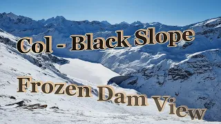 Zinal Grimentz Skiing - Scenic Black Run - Valais - Switzerland Winter - GoPro Hero Cinematic 4K UHD