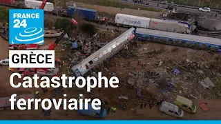 Collision frontale de trains en Grèce : au moins 36 morts et des dizaines de blessés • FRANCE 24