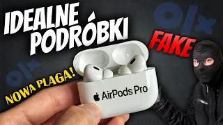 IDEALNE PODRÓBKI Apple Airpods Pro 2 3 - NOWA PLAGA NA OLX ALLEGRO Facebook - OSZUSTWO