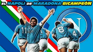 El NAPOLI de MARADONA BICAMPEÓN 🏆🏆 🇮🇹