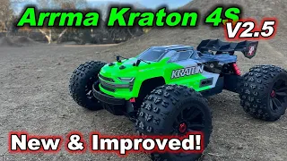 Arrma Kraton 4S V2.5 V2 First Look and Run