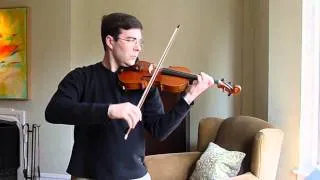Nathan Cole, violin:  Schumann scherzo