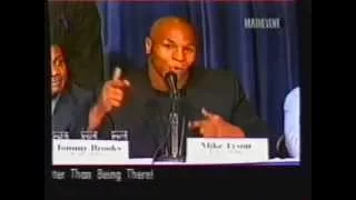 Pre fight press for Mike Tyson vs Andrew Golota