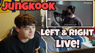 Jungkook Recording 'Left & Right' Live REACTION!!