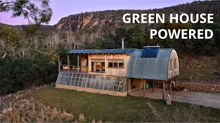 Ingenious Off Grid Home in Tasmania Warmed By A Greenhouse: Valleys Hearth (Passive Solar Home Tour)