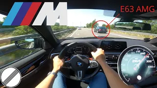 BMW M5 F90 Top Speed German Autobahn