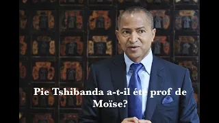 Pie Tshibanda a t il vraiment été prof de Moïse Katumbi?