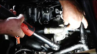 How To Replace Hyundai Getz Thermostat Housing 2002-2009 G4EE G4ED