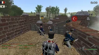 Mount & Blade Napoleonic Wars: Siege Gameplay (No Commentary)