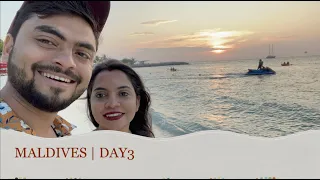 Our Honeymoon Vlog | Maldives | Day3 | Private Island | Water Villa | Sunset | Adaaran Club Rannalhi