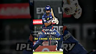 Kl Rahul IPL Salary 😍👿 #cricket #shorts