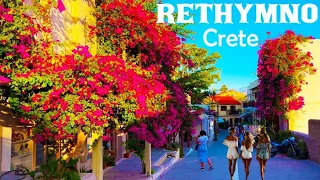 Rethymno Crete, Greece 4K-UHD Walking Tour