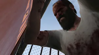 GTA5 what does Trevor do to Floyd and Debra in the mission Hang Ten