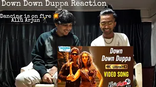 Down Down Duppa | Allu Arjun | Shruti Hassan | Reaction