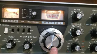 original ft101 yaesu . 1972. my latest acquisition.