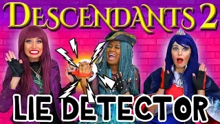 Descendants 2 Lie Detector Test with Uma, Mal and Evie. Totally TV