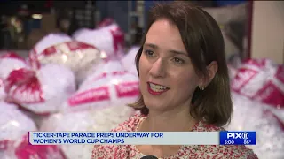 Ticker tape parade preps for World Cup Champs
