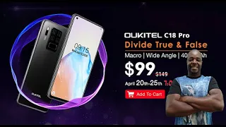 OUKITEL C18 PRO: Uma copia descarada do Redmi Note 9S. VAI DAR B.O? PRIMEIRO VIDEO EM PORTUGUES-Br