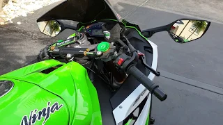 Test Akrapovic Full System Titanium Exhaust on Kawasaki ZX10R 30th Anniversary Edition