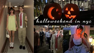 halloweekend in nyc (as an introvert) ˚ʚ♡ɞ˚