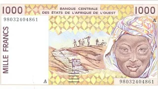 Банкноты мира.Banknotes of the world.Banknotes.Западноафриканский франк.#Shorts.Startup 625.