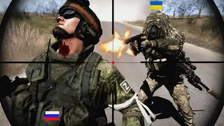 🔴1 hour ago! Russian troops and generals fell victim to the malignity of Ukrainian snipers - Arma 3